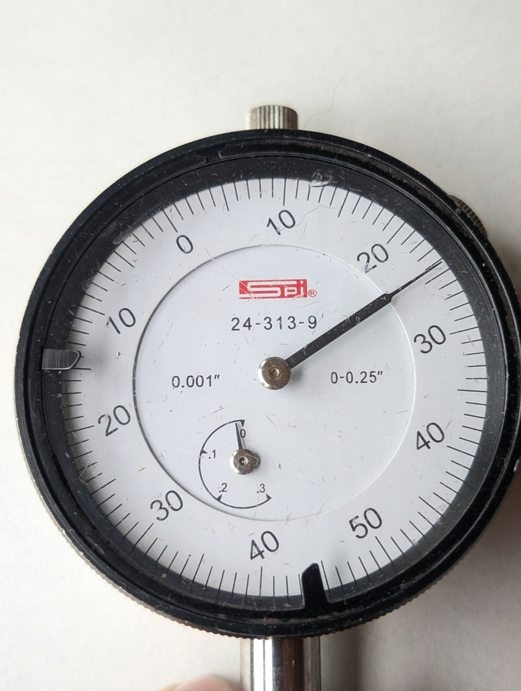 SPI 24-313-9 Dial Indicator .001" 0.25" Range Machining Tool