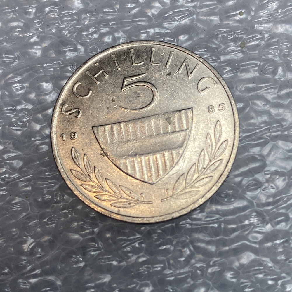 💚 AUSTRIA COIN 5 SCHILLING 1985