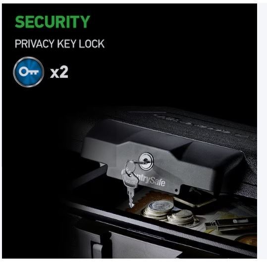 SentrySafe 0.18-cu ft Fireproof Chest safe with Keyed Lock