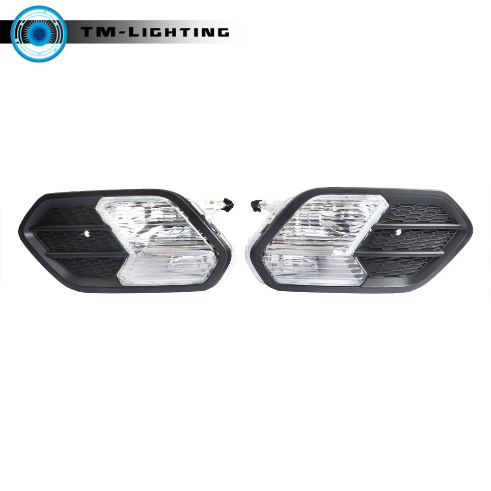 For 2017-2019 Ford Escape Kuga Driving Fog lights Lamps w/Cover Left&Right Side