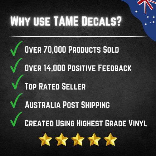 2 x TRX Solid Bed Decals graphics sticker vinyl