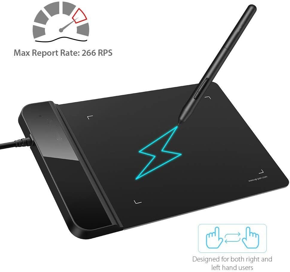 Graphics Drawing Tablet Board Laptop PC Windows MAC With Pen Portable Wireless