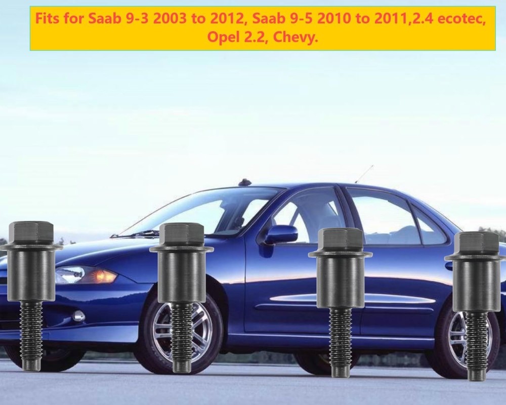 4 PACK 11588522 Timing Chain Guide Bolt Replace 11588522, Steel Engine Timing Ch
