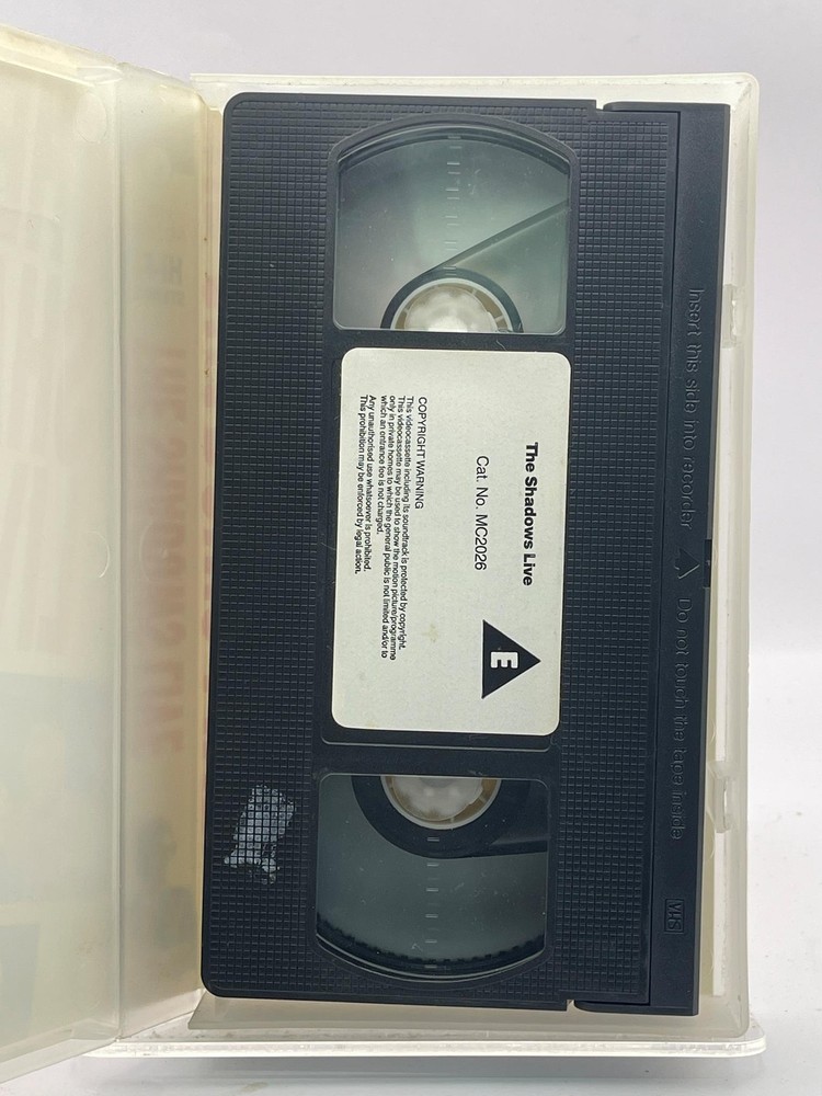 The Shadows Live VHS Tape