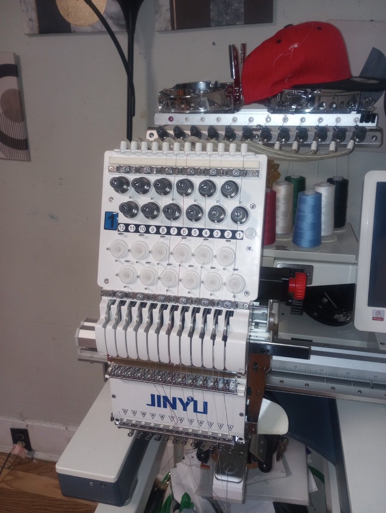 Embroidery Machine Single Head Computerized 12 Needle Hat, Shirt,Etc