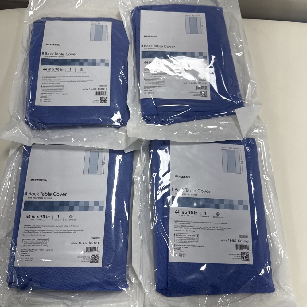McKesson Back Table Covers Set Of 4