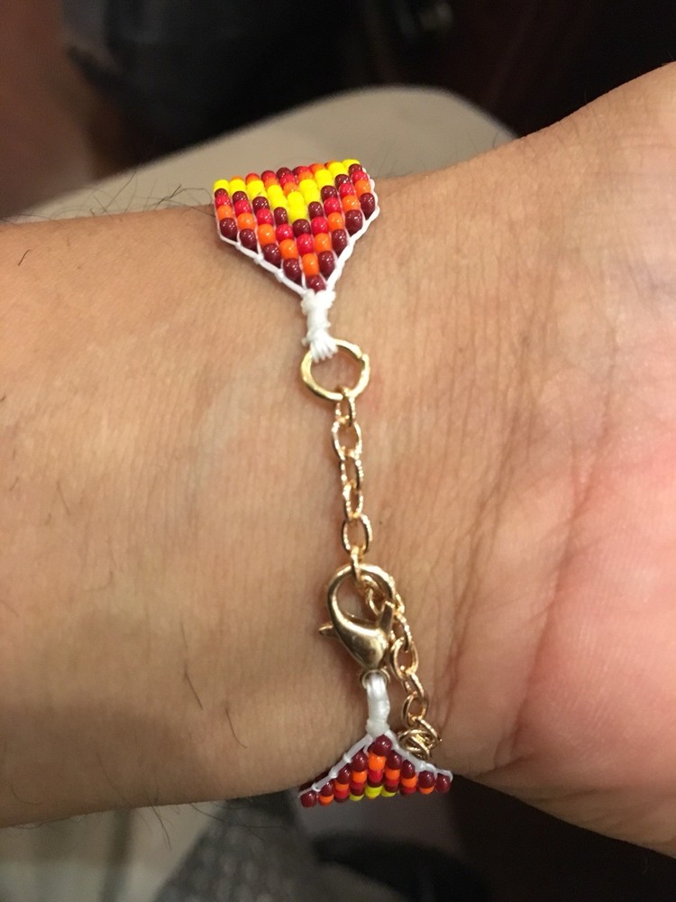 Model # A053. Czech Beads Bracelet