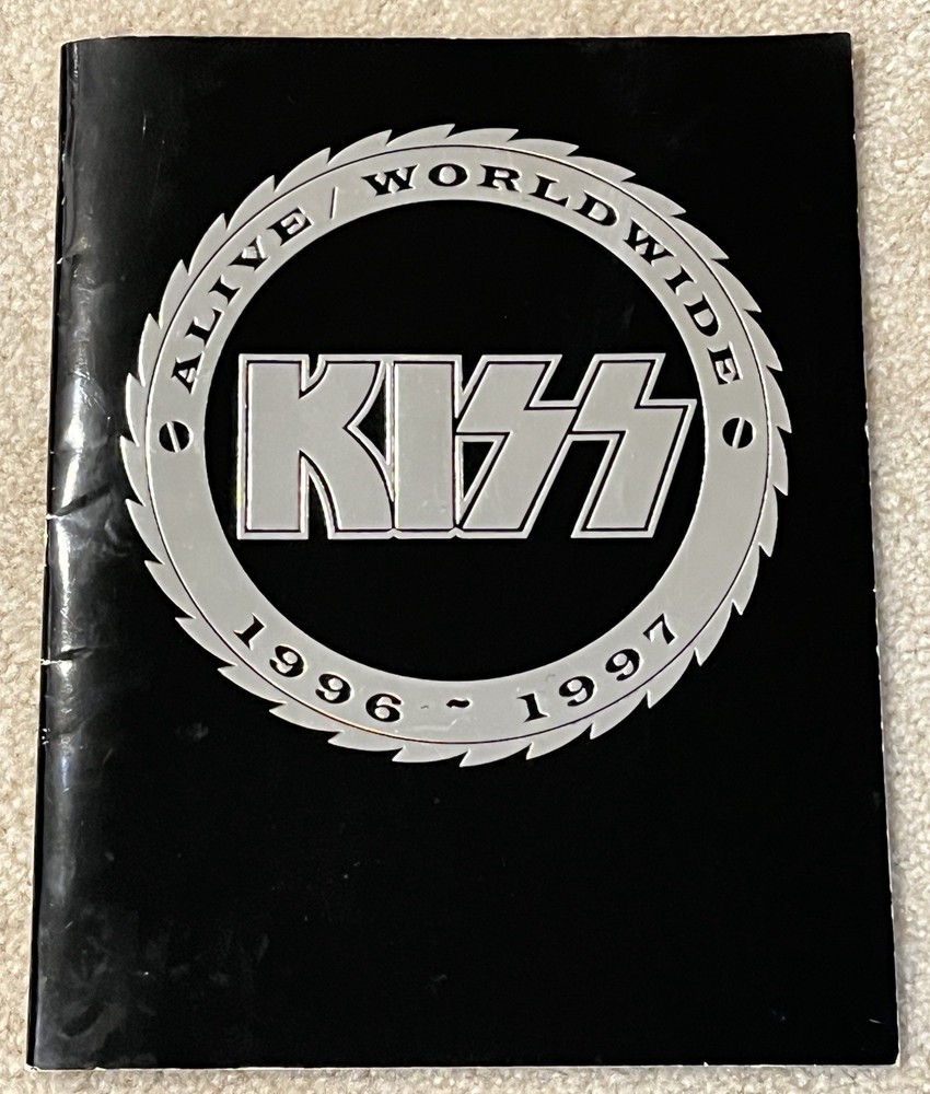 KISS 1996 - 1997 Reunion Tour Book - Signed By Original Members!