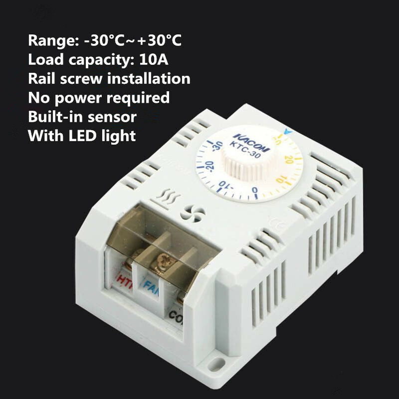 Cabinet temperature controller temperature relay KTC-30 two-way contact