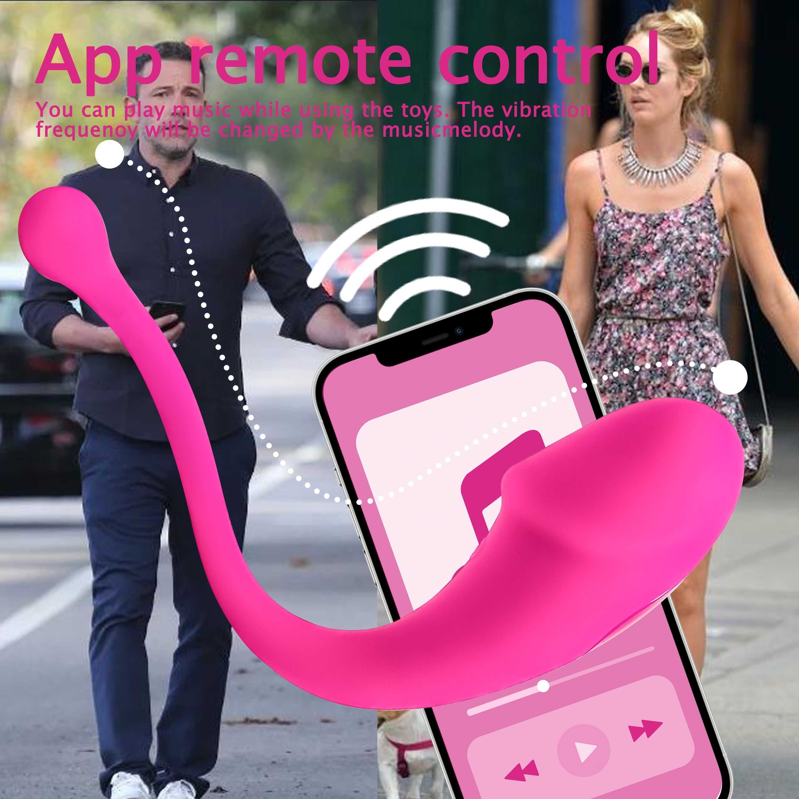 Wireless APP Remote Control Bullet Egg Vibrator G-Spot Dildo Sex Toys For Women