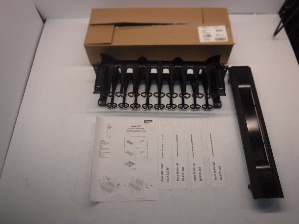 Hoffman DCHS2 Horizontal Cable Manager ** Screws Not Included **