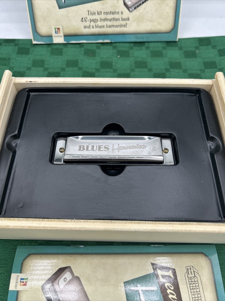 Learn Harmonica Learning Kit Retro Wooden Box 2014 Genuine Quality