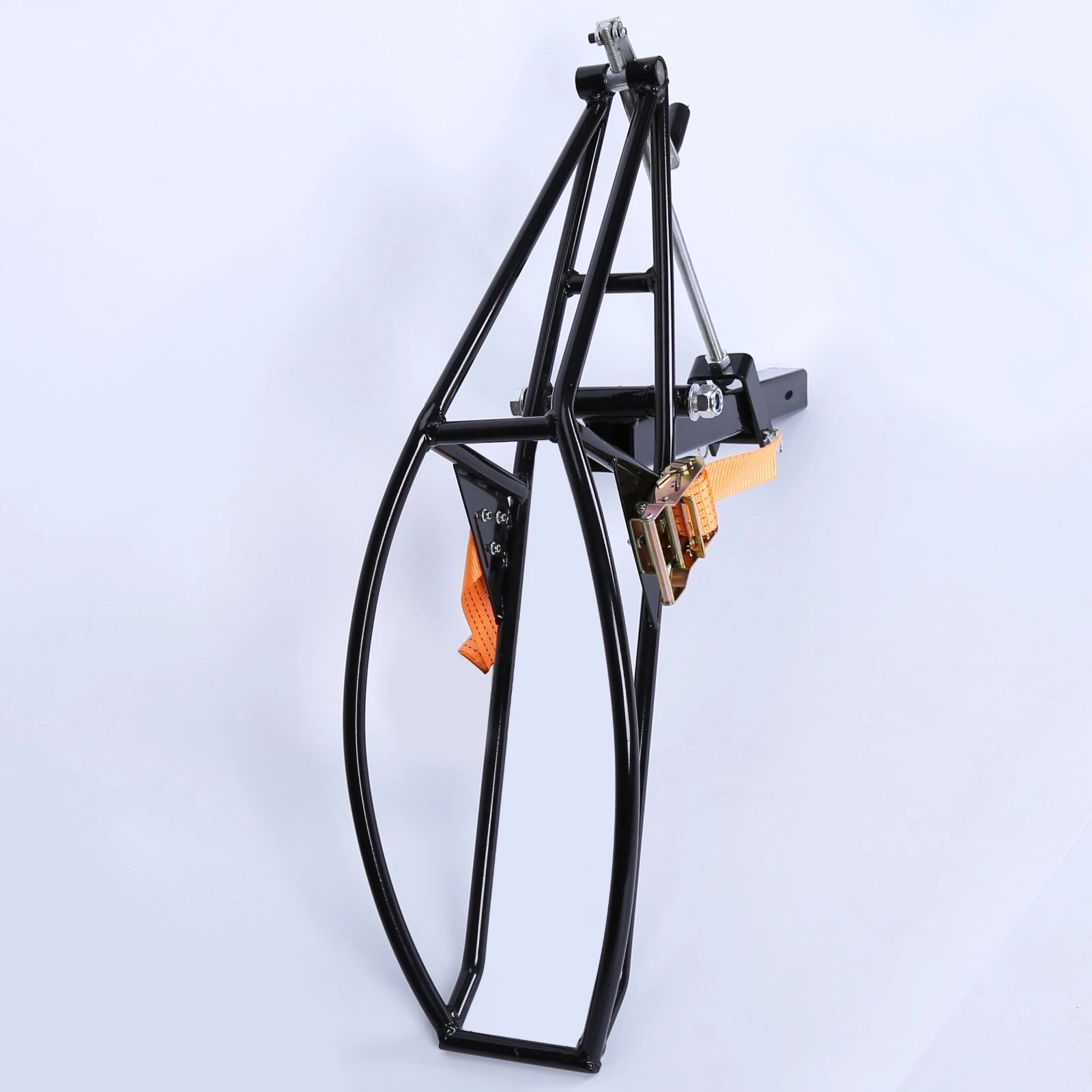 Motorcycle Scooter Dirt Bike Carrier Hauler Hitch Mount Bike Rack 1000lb W/Strap