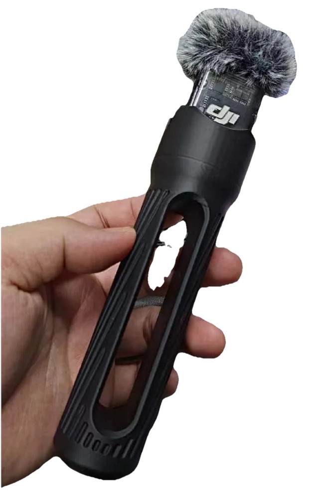 DJI WIRELESS MIC Interview Handle, Portable Handled Microphone Adapter