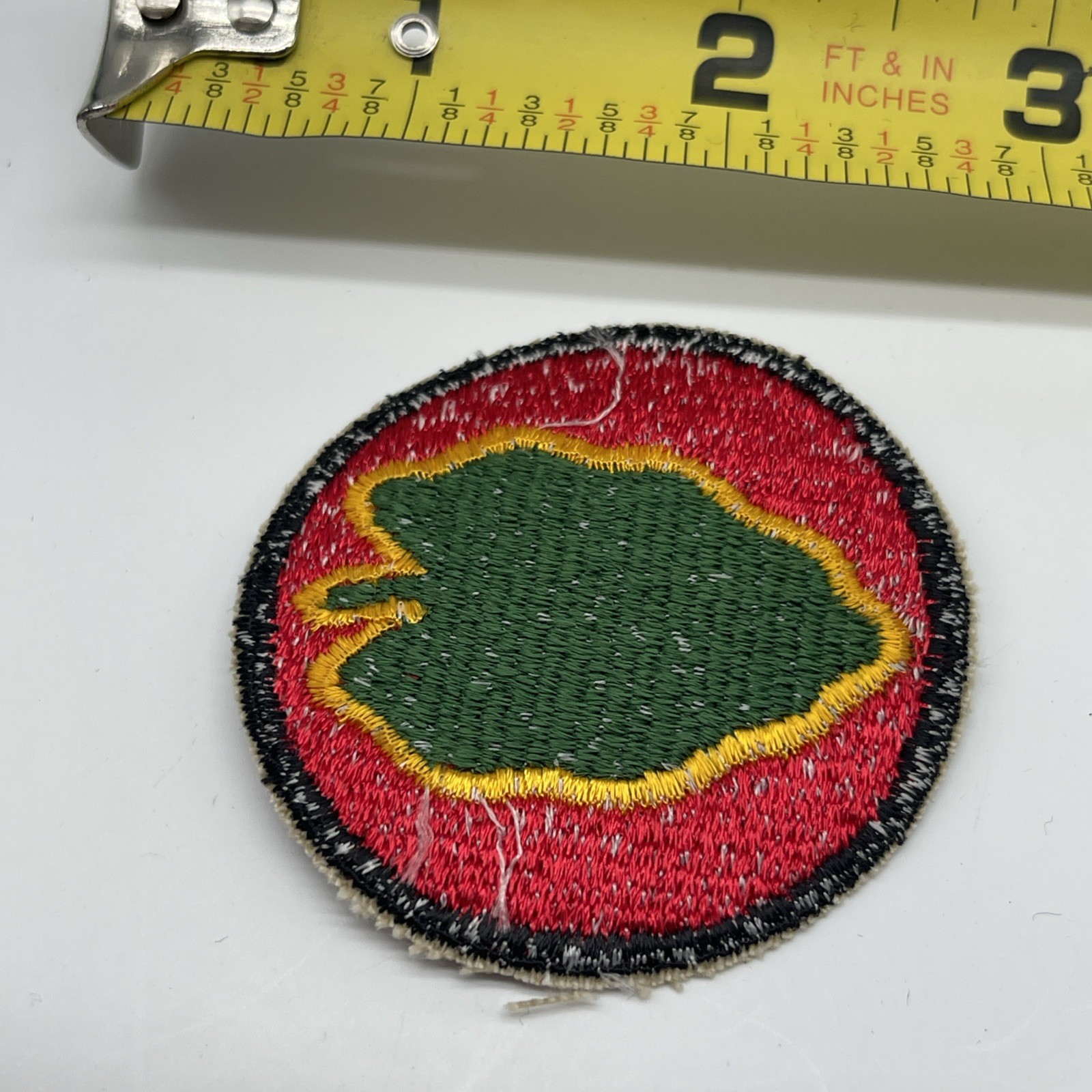 U.S. Military Army 24th Infantry Division Patch Insignia Shoulder Round Cut