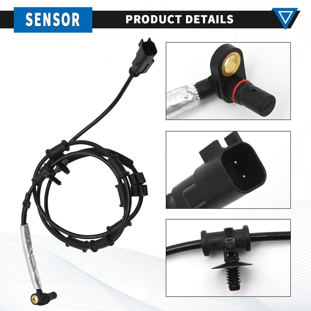 2Pcs ALS3028 Front Driver and Passenger Side ABS Wheel Speed Sensor, Replacem...