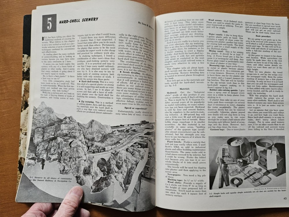 Scenery For Model Railroading: Including Hard-Shell Scenery & Zip Texturing