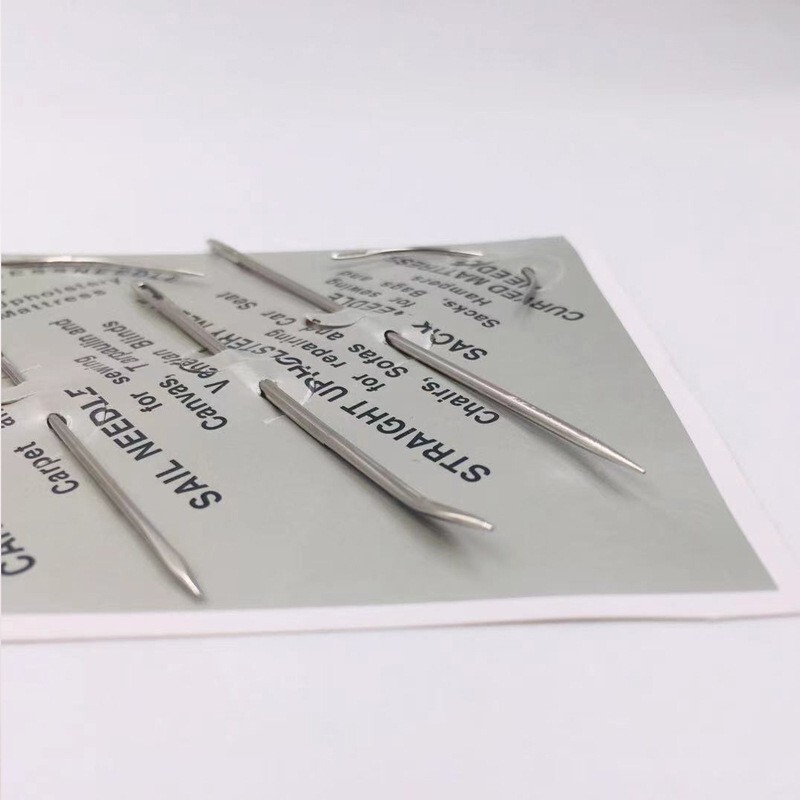 7PCs Repair Sewing Needles Kit Upholstery Carpets Canvas Leather Curved USSeller