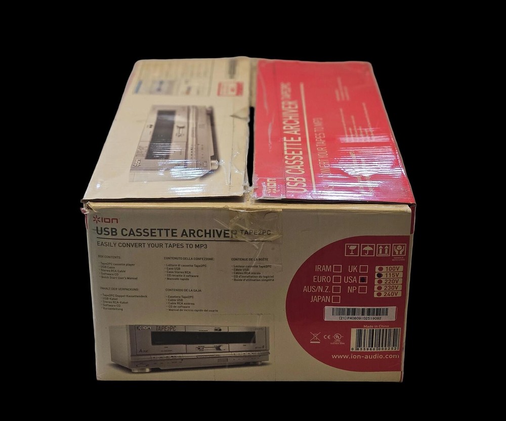 ION Audio Tape 2 PC | USB Cassette Deck Conversion System