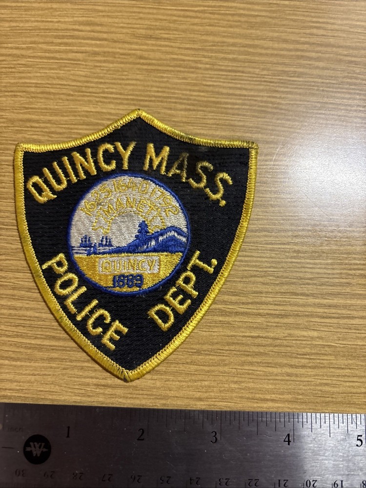 Quincy Massachusetts Police Patch Used