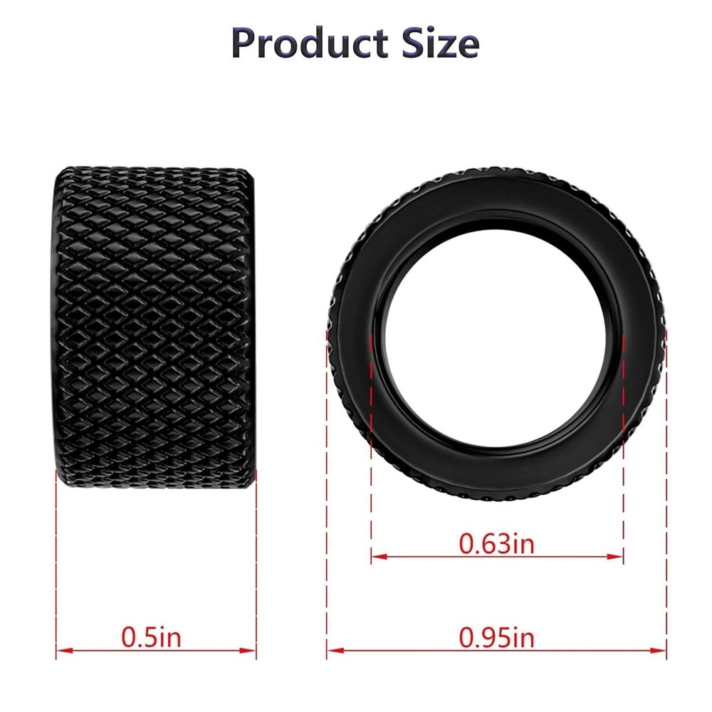 2 Pack Thread Protector, 5/8X24 Steel Thread Adapters (Black)