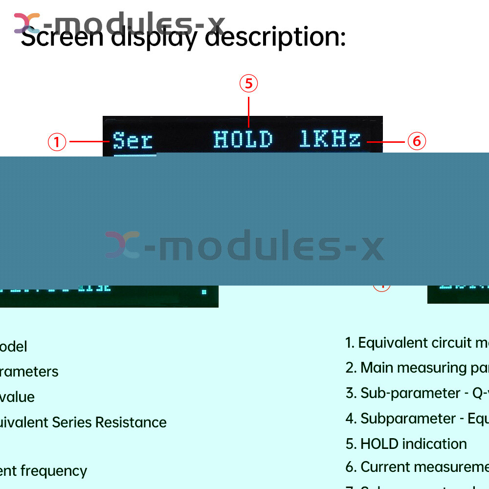 M181 LCR Tester Module High Precision Inductance Resistance Capacitance Meter