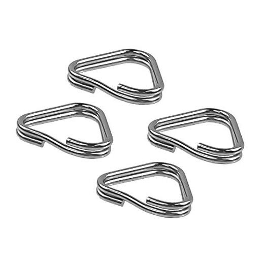 4 Pieces Lug Ring Camera Strap, Triangle Split Ring Hook, Compatible with