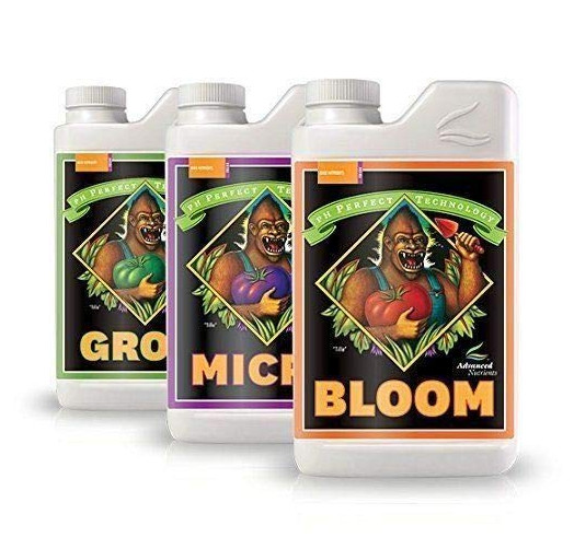 Advanced Nutrients Grow Micro Bloom pH Perfect Bundle Set Combo Base Nutrient 1L