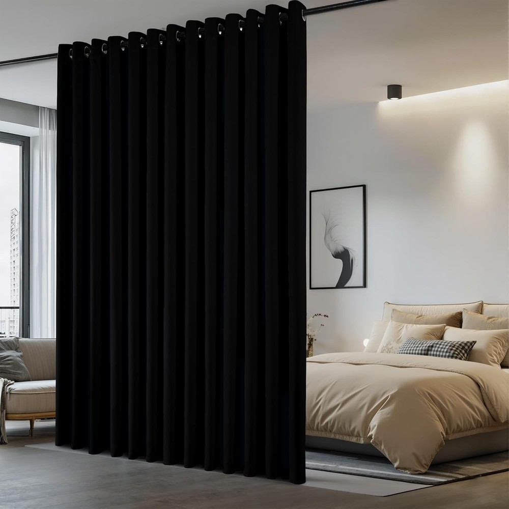 Room Separating Divider, Room Divider Curtain Screen Partition, Function Ther...