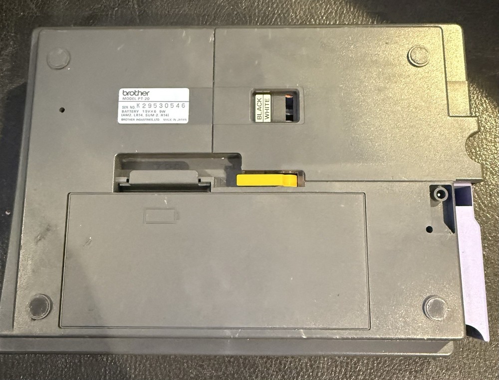 Brother P-touch PT-20 Electronic Labeling System