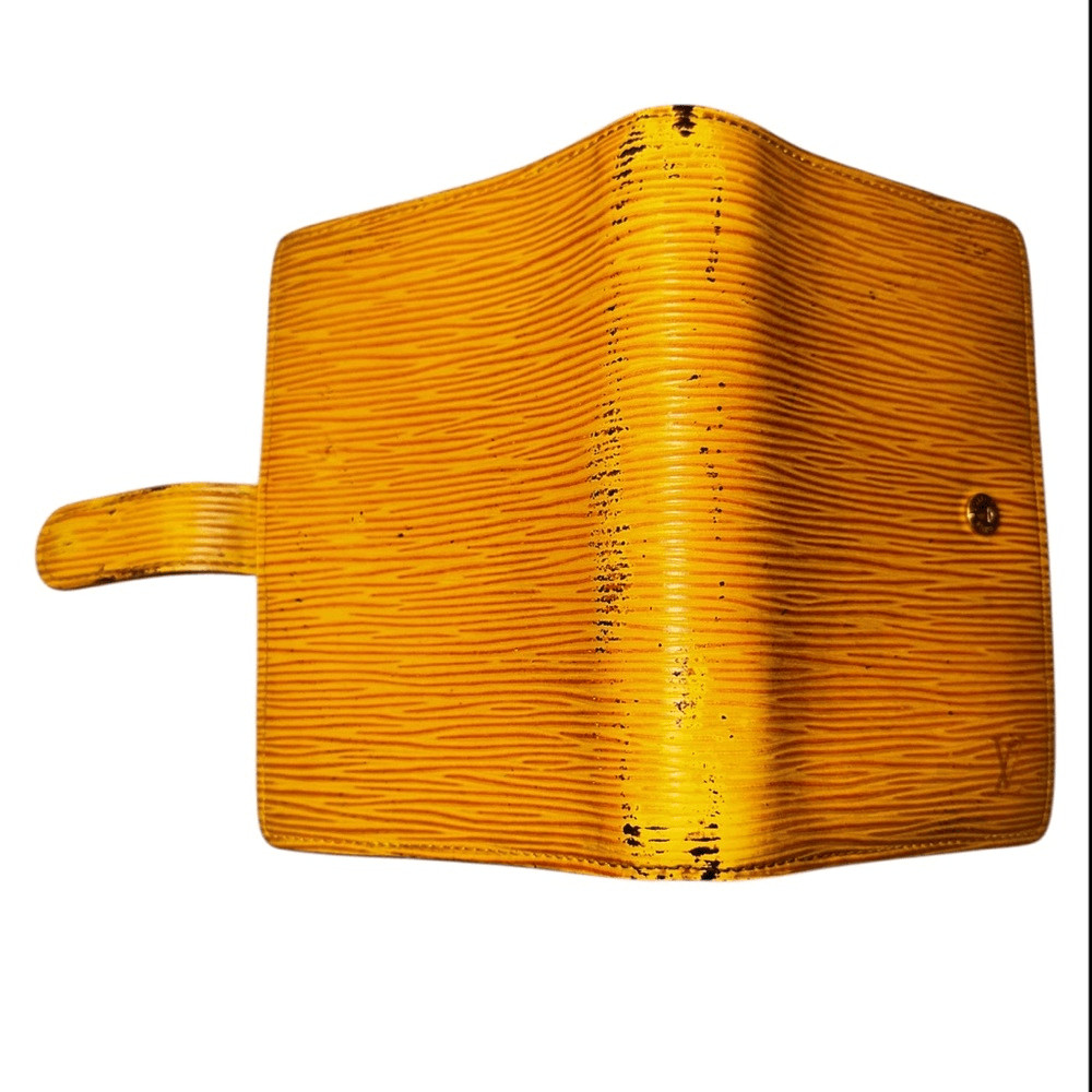 Project Louis Vuitton Yellow Epi Leather Agenda