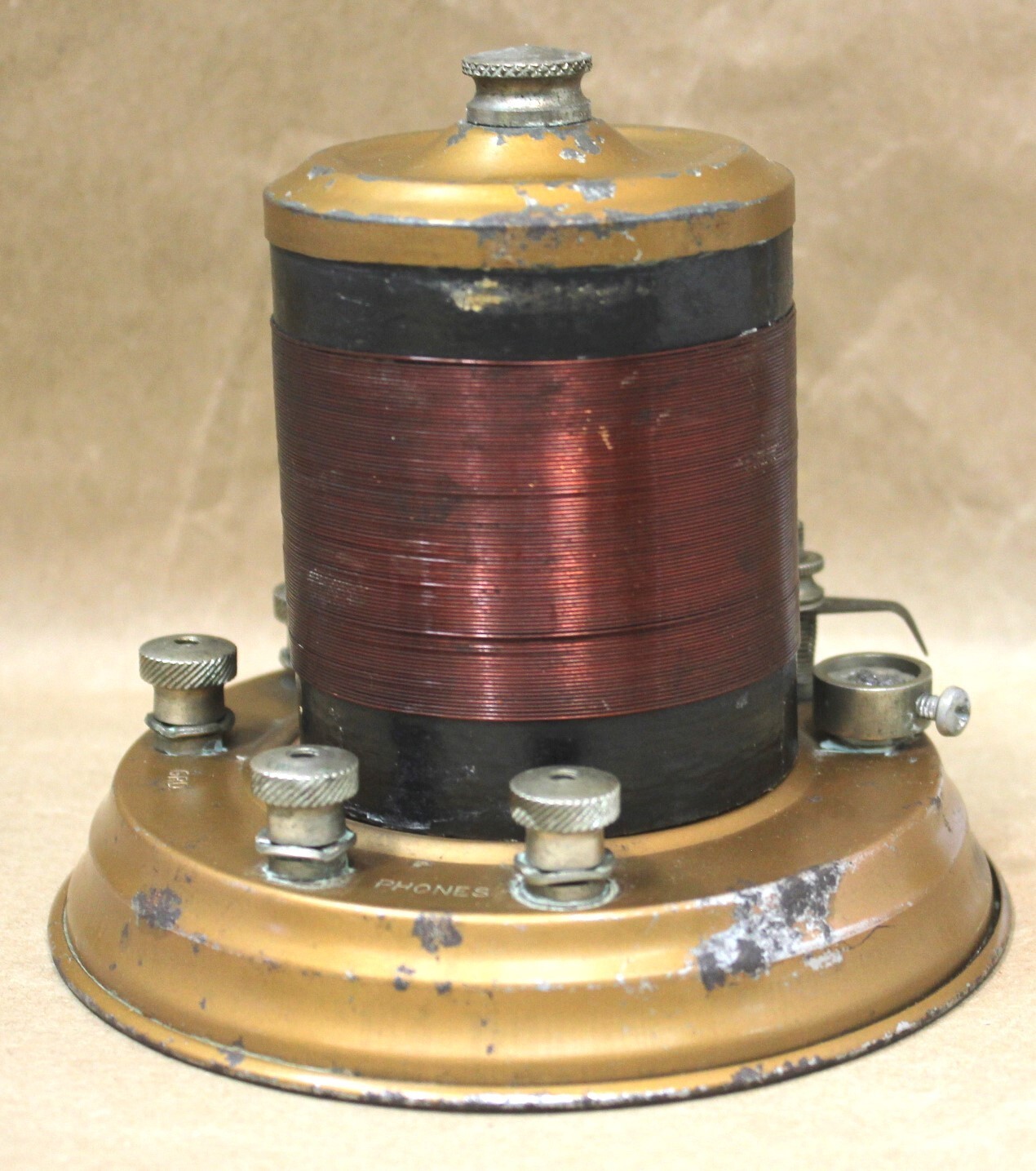 1922 Brooklyn Metal Stamping galena crystal radio WORKING and tested original