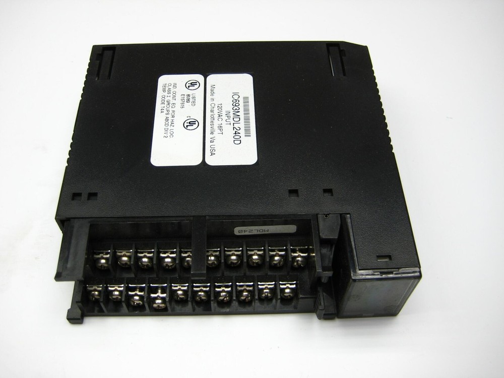 GE FANUC IC693MDL240D INPUT MODULE (AS PICTURED) UNMP