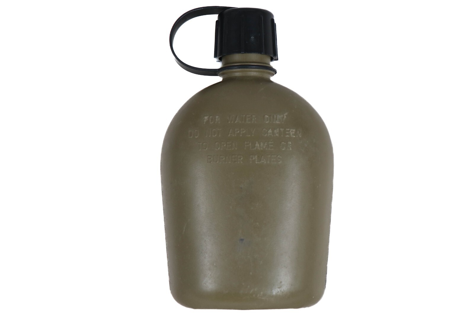 US Military 1 Quart Canteen OD Green Hard Plastic 1QT ALICE Cap Army Field Gear