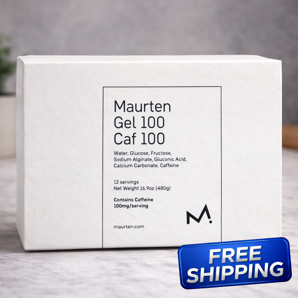 Maurten GEL 100 CAF 100 Caffeine Energy Gel 12 Pack Running Cycling Endurance