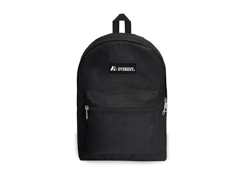 Luggage Basic Backpack, Medium Black