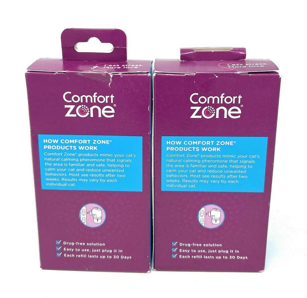 Comfort Zone Calming Diffuser Refills, Single & Multi-Cat~2 PACK