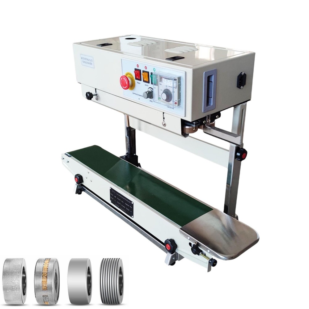 110V Continuous Sealing Machine Sealer Embosser Date Printer