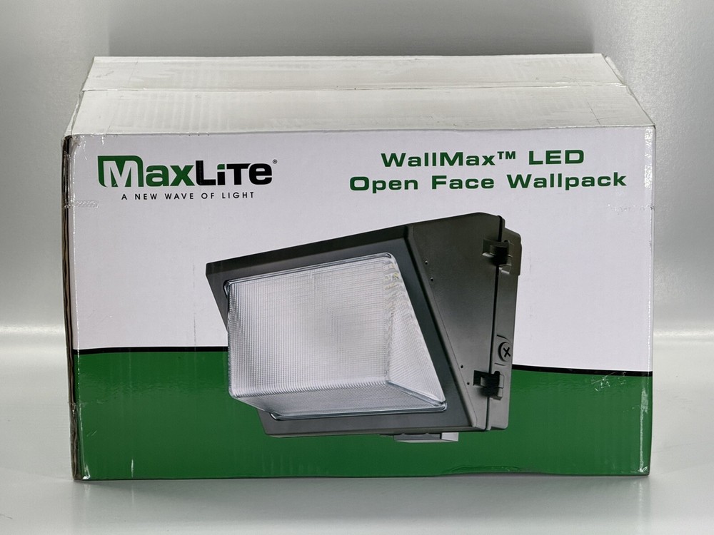 MaxLite WPOP28U-CSBCR WallMax LED Open Face Wallpack