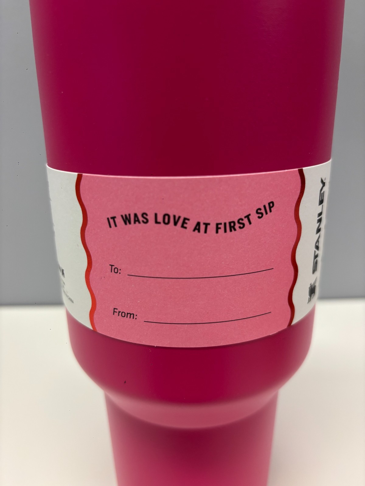Stanley Valentine's Day FlowState Tumbler 40 oz Cosmic Pink (Target Exclusive)
