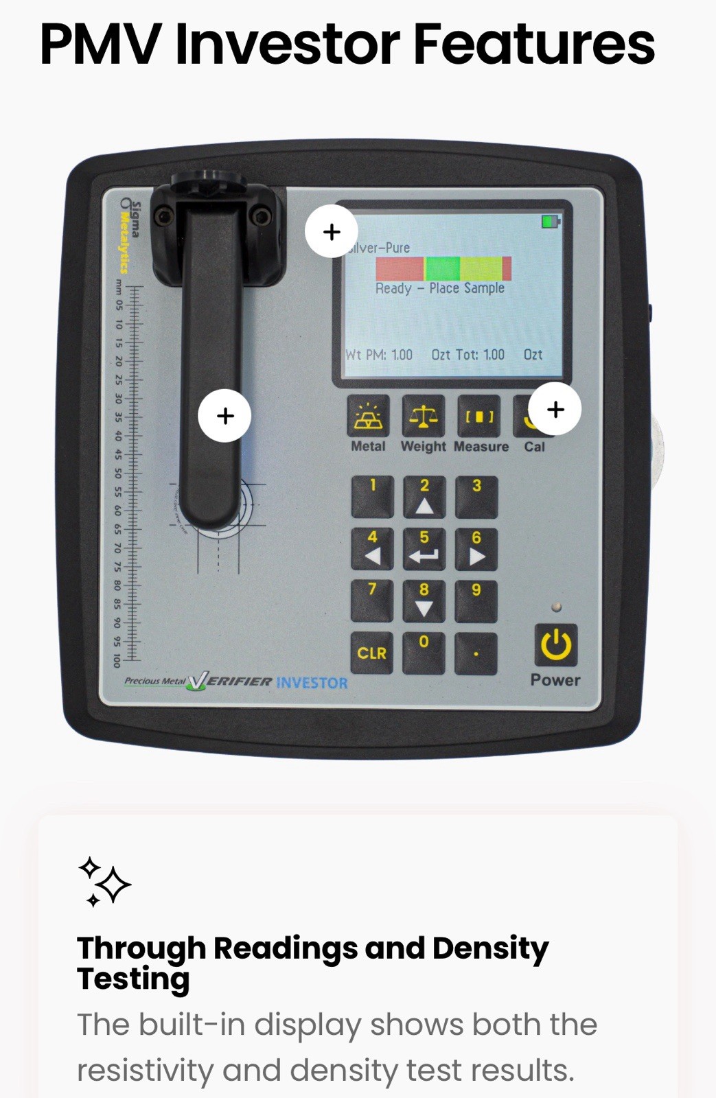 IN STOCK New Sigma Metalytics Investor Precious Metal Verifier SM3012 3 Wands