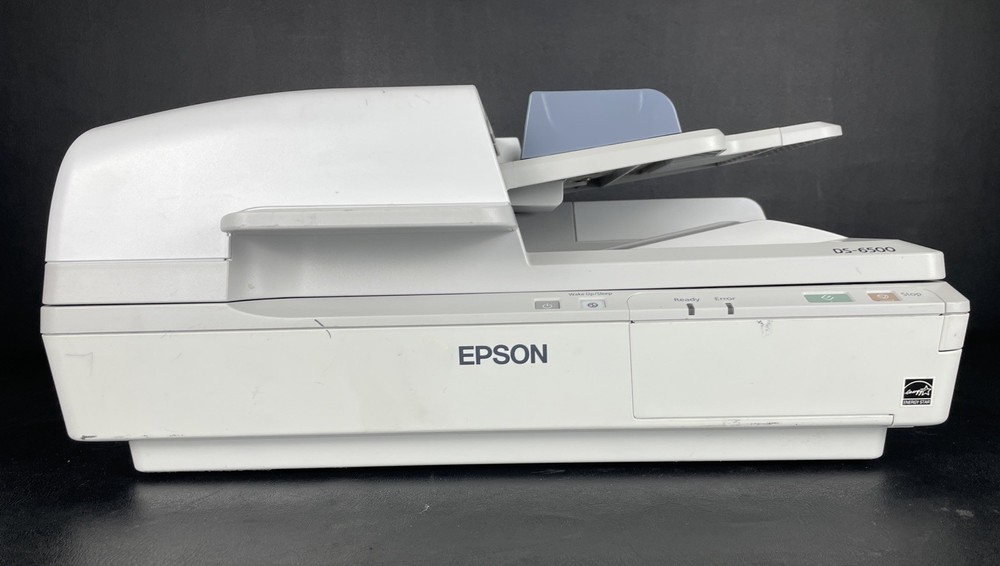 Epson DS-6500, White, Large Flatbed Document Color Scanner, Tested Working