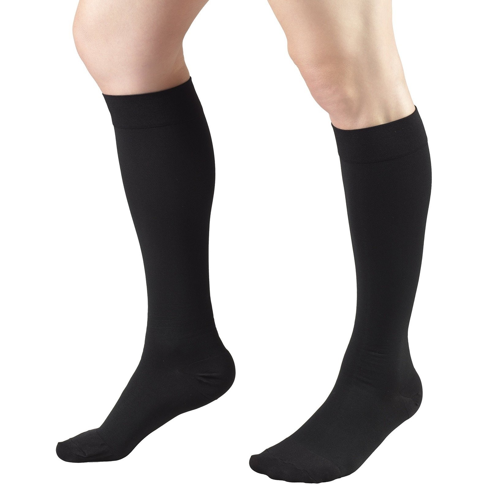 Truform 20-30 mmHg Compression Stockings for Men and Women, Knee High Length,...