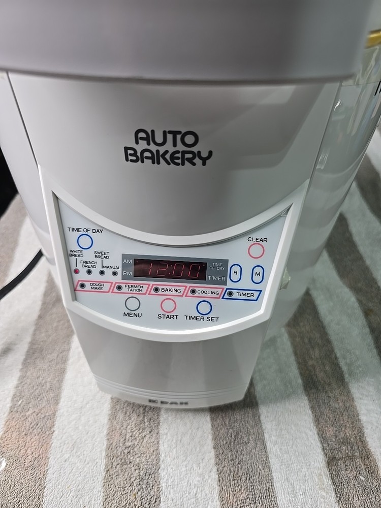 Dark Auto Bakery FAB-100-1 Automatic Bread Maker Machine White New