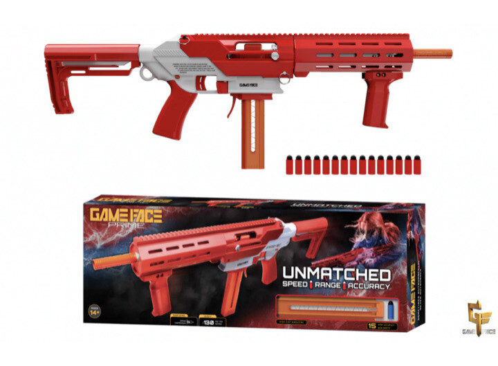 GameFace Prime Spring Powered Foam Dart Blaster