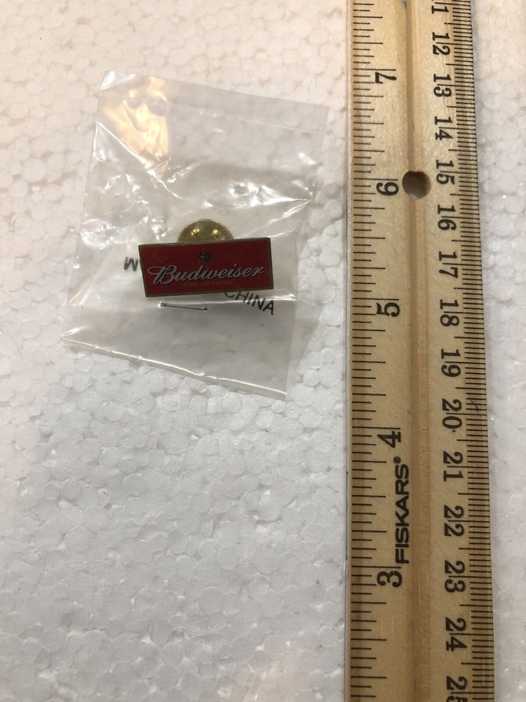 New Budweiser Lapel Pin Unopened