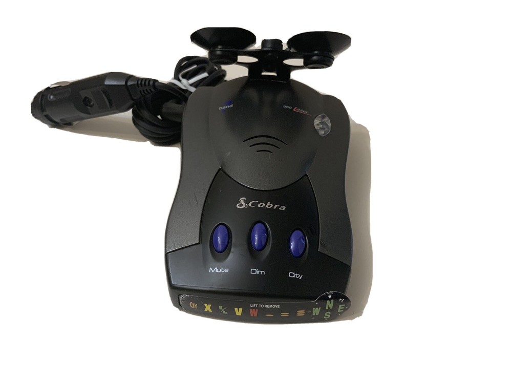 cobra laser radar detector model ESD 9100