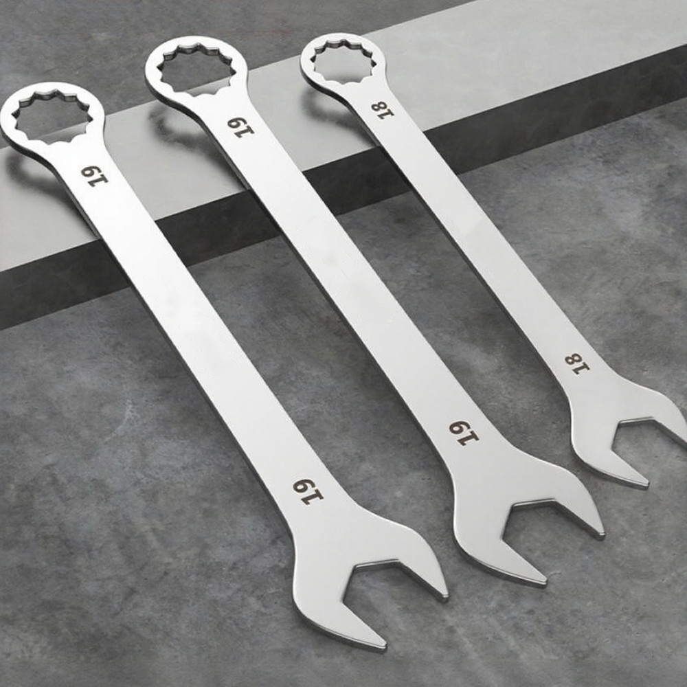 Compact 3mm Thin Open End Wrench 4-32mm for Tight Space Mechanical Work