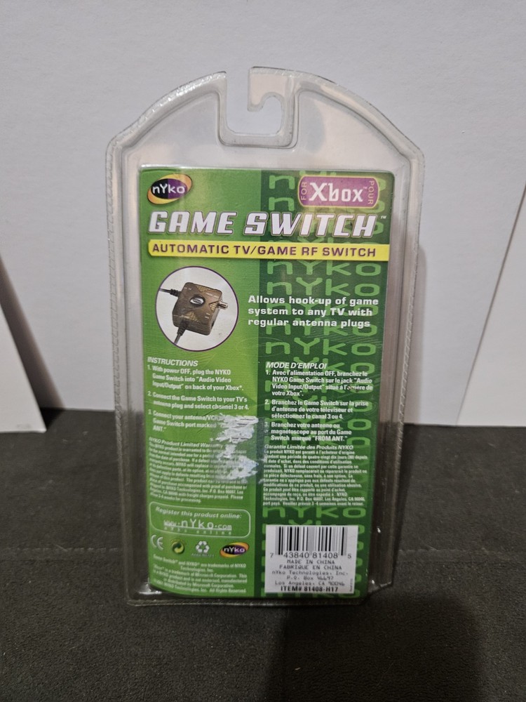 NYKO Automatic RF RFU Switch Unit for Original Xbox Console