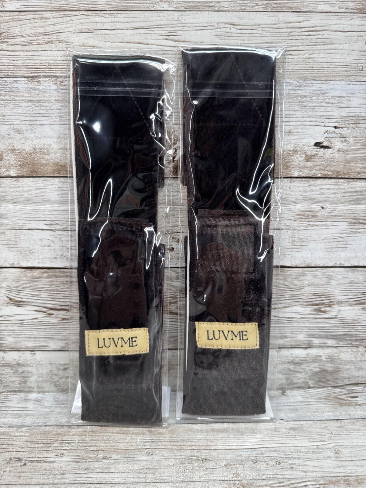 LUVME Adjustable Wig Grip Band Non-Slip Soft Velvet, Keeps Wig In Place, Brown